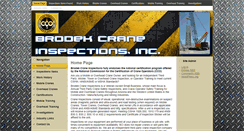 Desktop Screenshot of brodekcrane.com